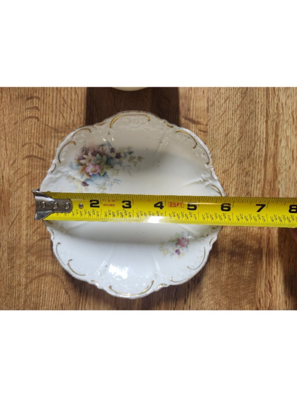 Victorian Mustache Tea Cup & Saucer Set Bone China Porcelain Pink Germany VTG - Picture 13 of 16
